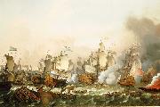 Ludolf Bakhuizen The Battle of Barfleur, 19 May 1692 Spain oil painting artist